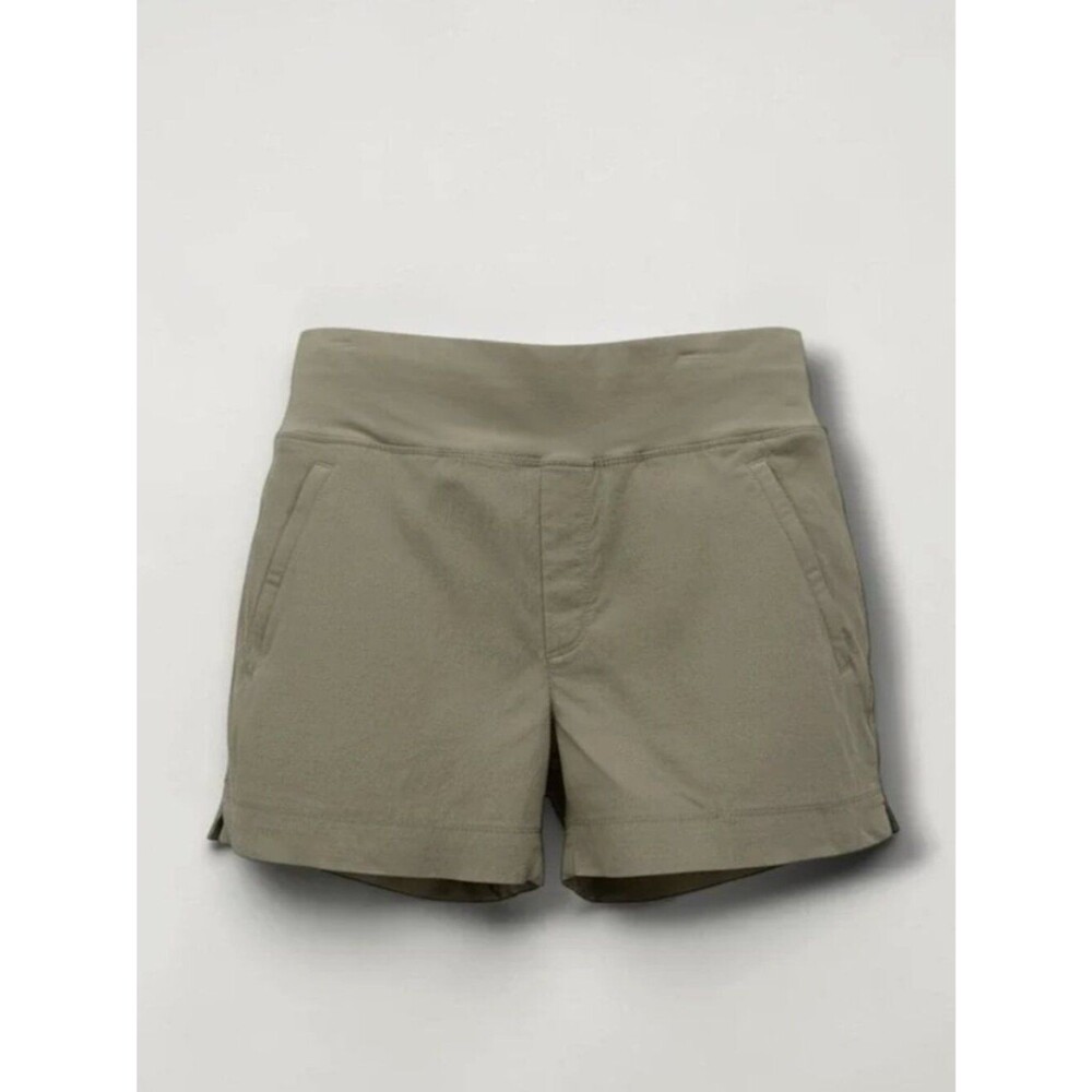 Athleta Trekkie North Mid Rise 3.5" Short in Olive Green Sz 8